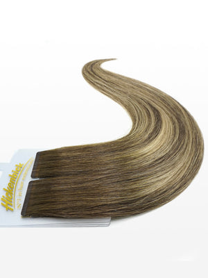 Slim Tape Extensions - luxury European / Russian Hair - 50cm b10/db2 variant detail image - fe01e98ebe980a6c37e3093f132e56483ffa2cba7376c0b5ab3c76c82a999f9e