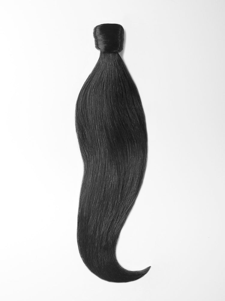 Extension Queue De Cheval Synthétique Lisse 70 Cm Blanche - Postiche Neuf Avec Étiquettes